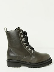 FatFace Green Aureilia Ankle Hiker Boots - Image 1 of 5