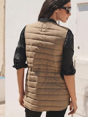 Neutral Quilted Gilet - Image 2 of 6