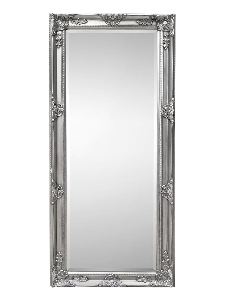 Julian Bowen Pewter Grey Palais Lean-To Dress Mirror - Image 1 of 3