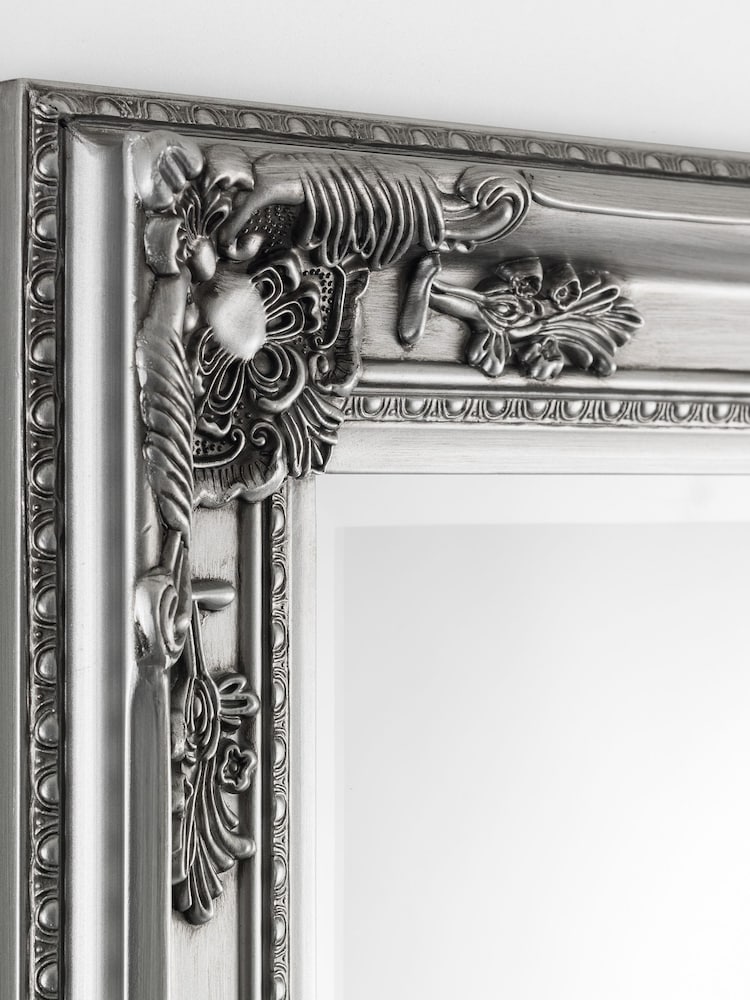Julian Bowen Pewter Grey Palais Lean-To Dress Mirror - Image 2 of 5 Julian Bowen Pewter Grey Palais Lean-To Dress Mirror - Image 2 of 5