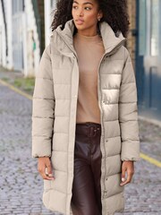 neutre - Manteau matelassé imperméable à capuche - Image 1 of 1