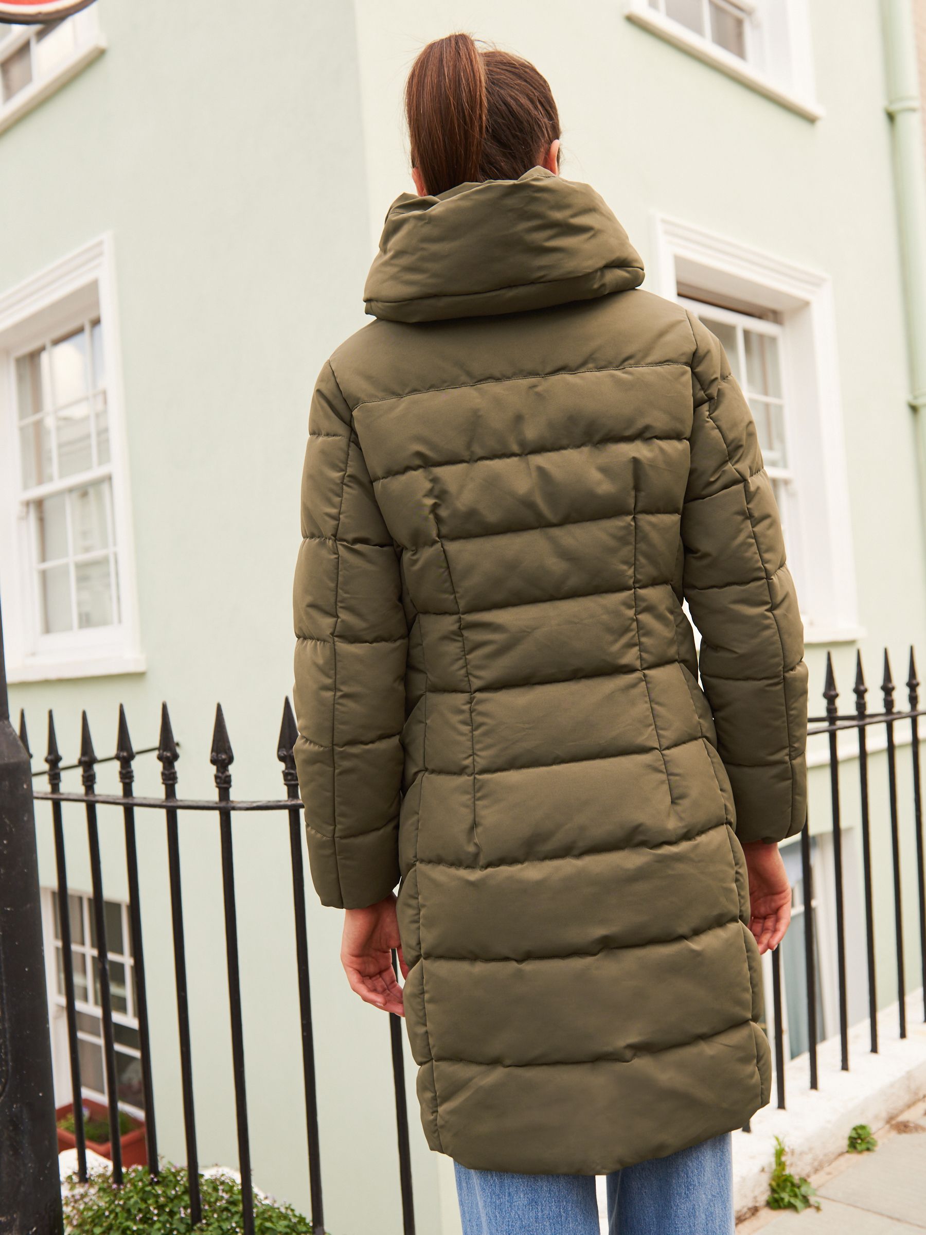 Buy Khaki Green Shower Resistant Padded Coat from Next Luxembourg