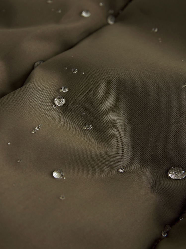 Khaki Green Shower Resistant Padded Coat - Image 7 of 7 Khaki Green Shower Resistant Padded Coat - Image 7 of 7