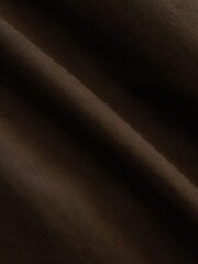 Chocolate Brown Long Waxed Effect Jacket - Image 3 of 4