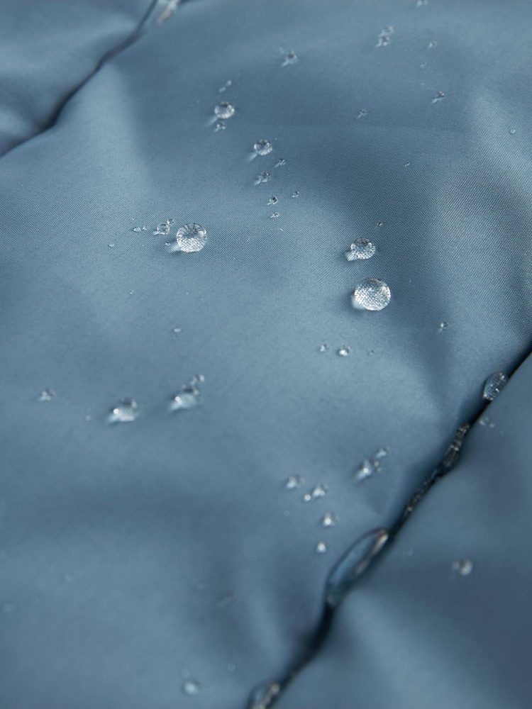 Blue Shower Resistant Padded Coat - Image 7 of 7 Blue Shower Resistant Padded Coat - Image 7 of 7