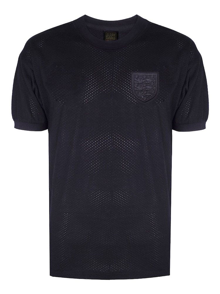 Score Draw England 1970 100% Cotton чорний Football сорочки - Image 2 of 6