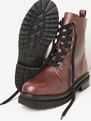 FatFace Red Aureilia Ankle Hiker Boots - Image 3 of 4