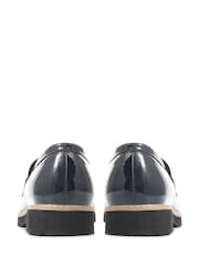 Pavers Blue Chunky Tassel Loafers - Image 3 of 5