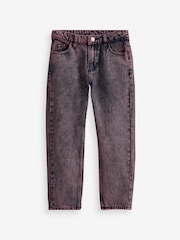 Pink Overdye Cotton Mom Jeans With Elasticated Waist (3-16yrs) - Image 5 of 6