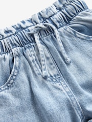 Denim - Paperbag-Jeans mit Bindegürtel im Bund (3–16 J.) - Bild 3 von 3