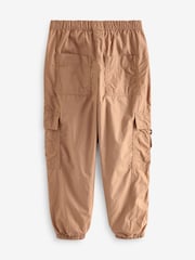 Rust Brown Jersey Lined Parachute Cargo Trousers (3-16yrs) - Image 6 of 7