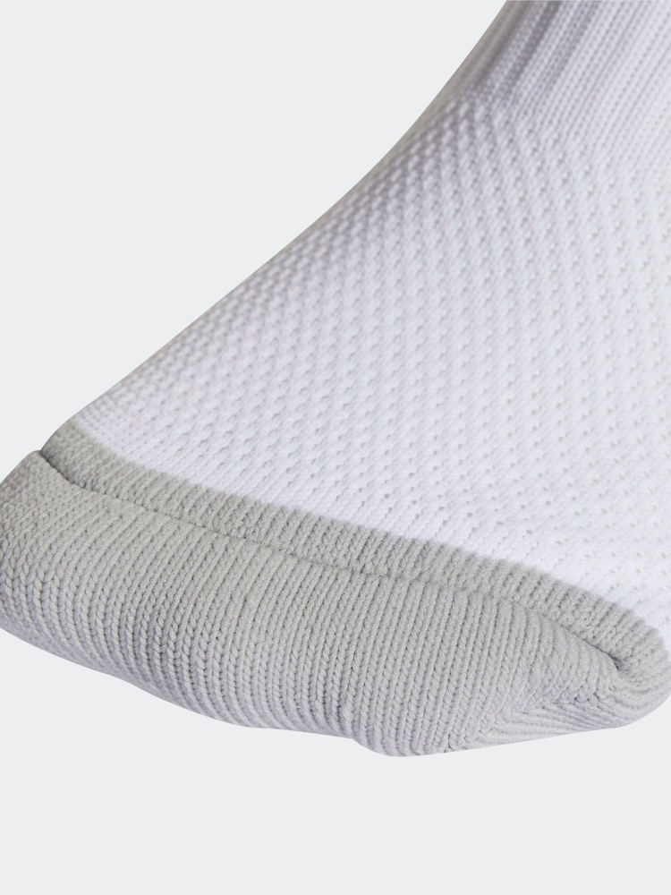adidas White Performance Milano 23 Socks - Image 3 of 3