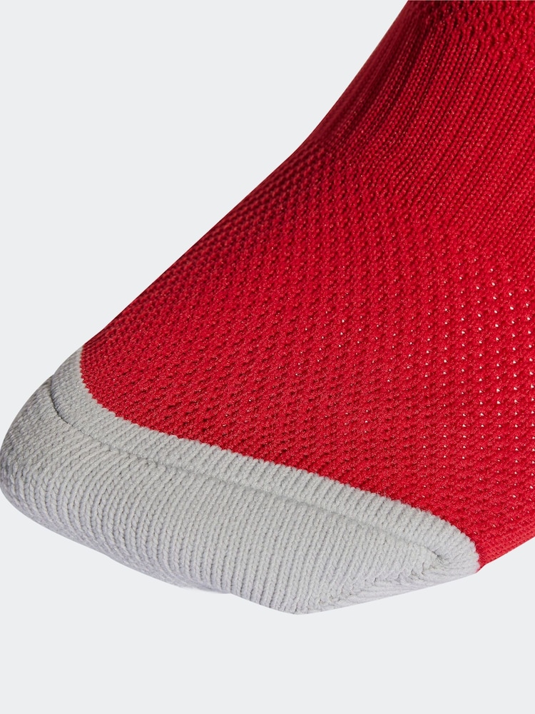 adidas Red Performance Milano 23 Socks - Image 2 of 3