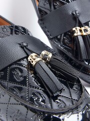 Črni športni copati z vtisnjenim vzorcem River Island - Slika 4 iz 4