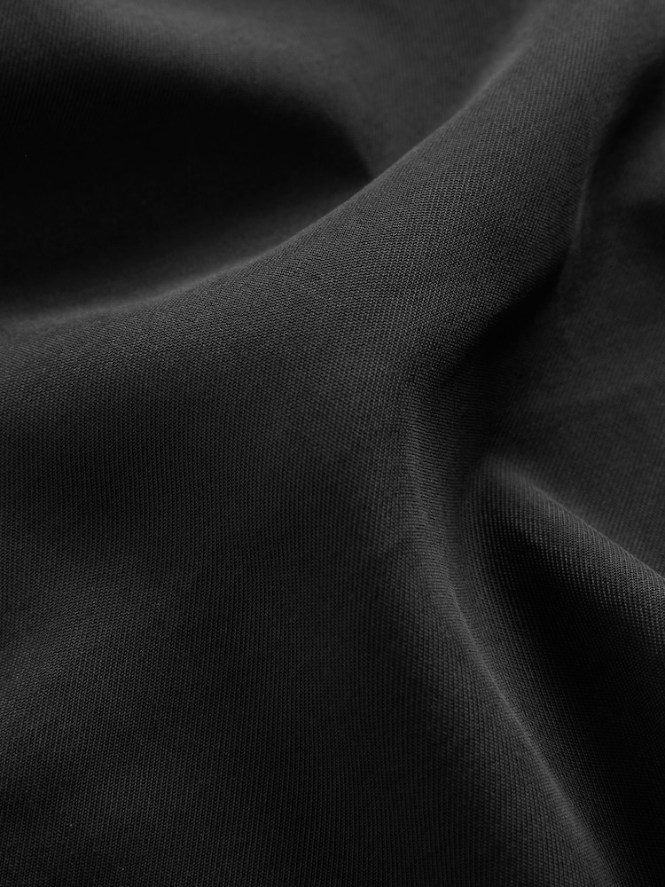 Black Smart Belted Midi Skirt - Image 7 of 7