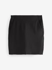 Black Ponte Jersey Mini Skirt - Image 6 of 7