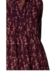 Whistles Pink Wisteria Dot Trapeze Dress - Image 4 of 4