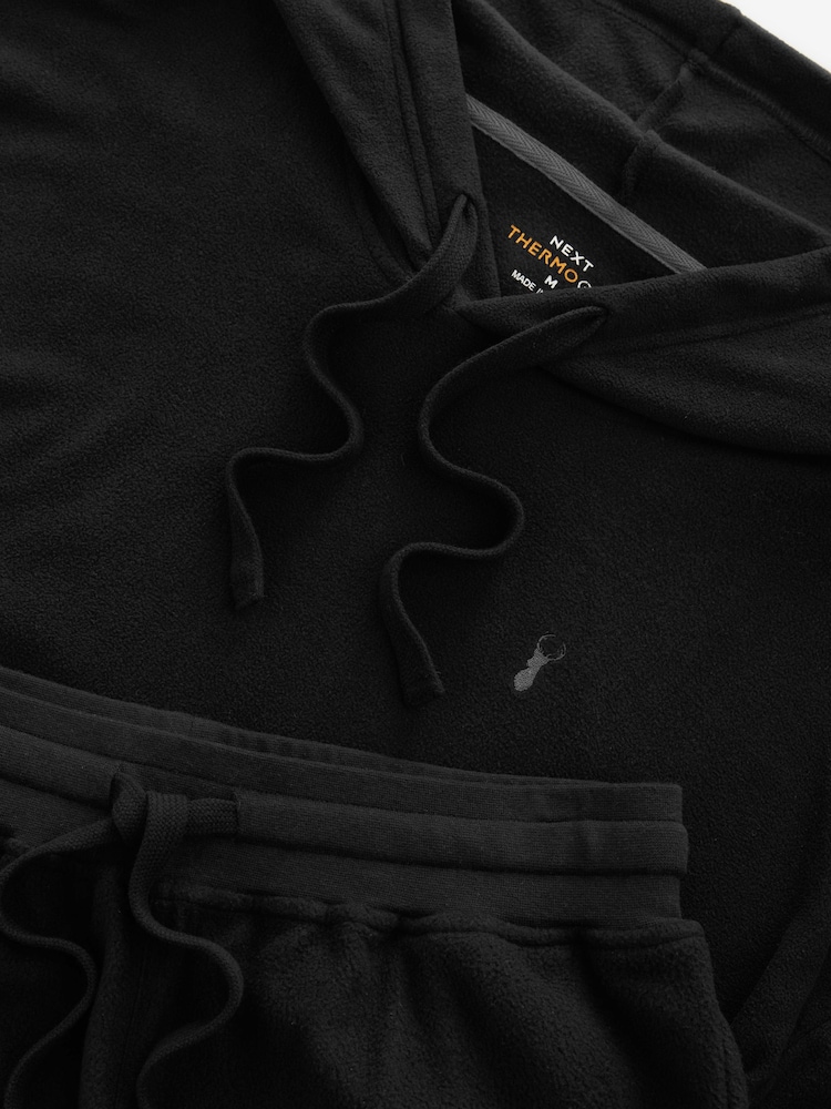 Czarny - Thermal Hooded Pyjama Set - Image 15 of 15
