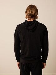 Czarny - Thermal Hooded Pyjama Set - Image 6 of 15