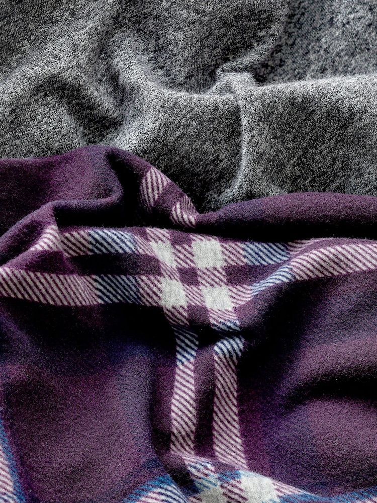 Gris/violet prune - Pyjama confortable Motionflex - Image 5 of 8
