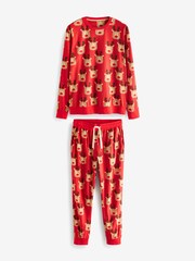 Red Reindeer Matching Family Mens Cosy Pyjamas - Image 6 of 9