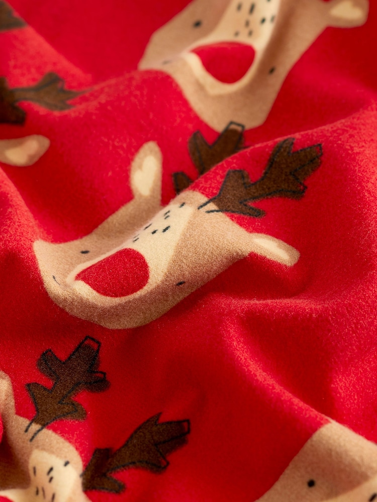 Red Reindeer Matching Family Mens Cosy Pyjamas - Image 9 of 9