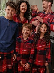 Red Check Matching Family Mens Christmas Pyjamas - Image 2 of 9