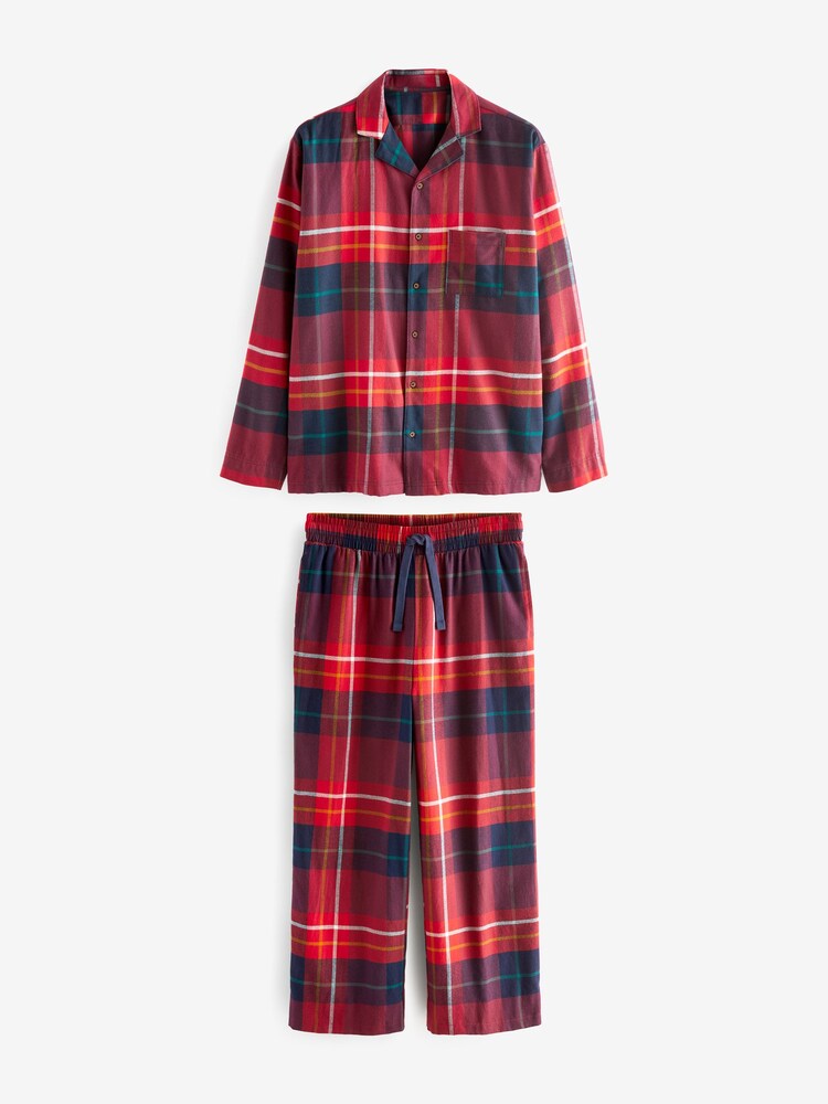Red Check Matching Family Mens Christmas Pyjamas - Image 6 of 9