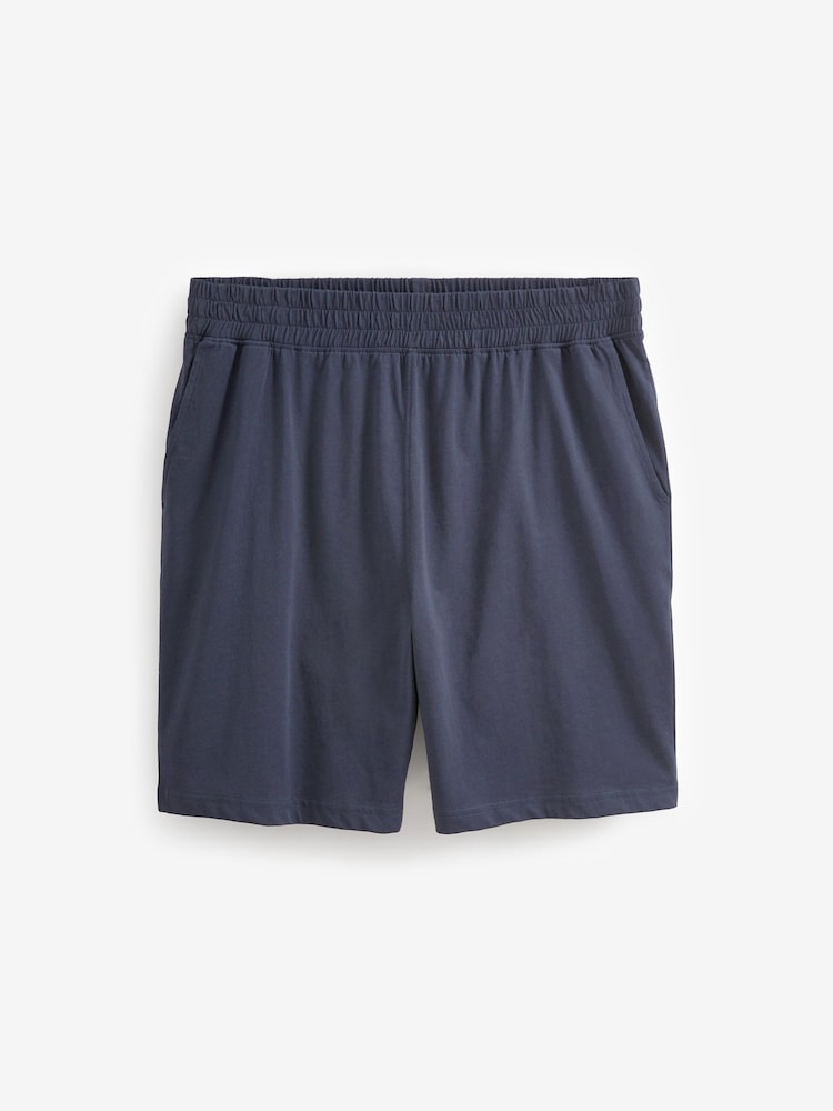 Gris/Marine - Ensemble short de pyjama en jersey - Image 12 of 13