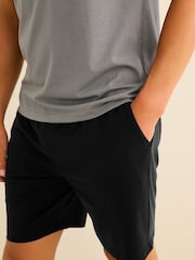 Grey/Navy Jersey Pyjamas Shorts Set - Image 7 of 13
