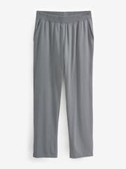 Black/Grey Long Sleeve Jersey 100% Cotton Pyjamas Set - Image 10 of 11