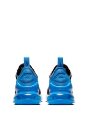 Nike Navy/Grey Youth Air Max 270 Trainers - Image 4 of 8