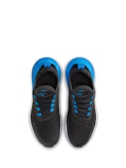 Nike Navy/Grey Youth Air Max 270 Trainers - Image 5 of 8