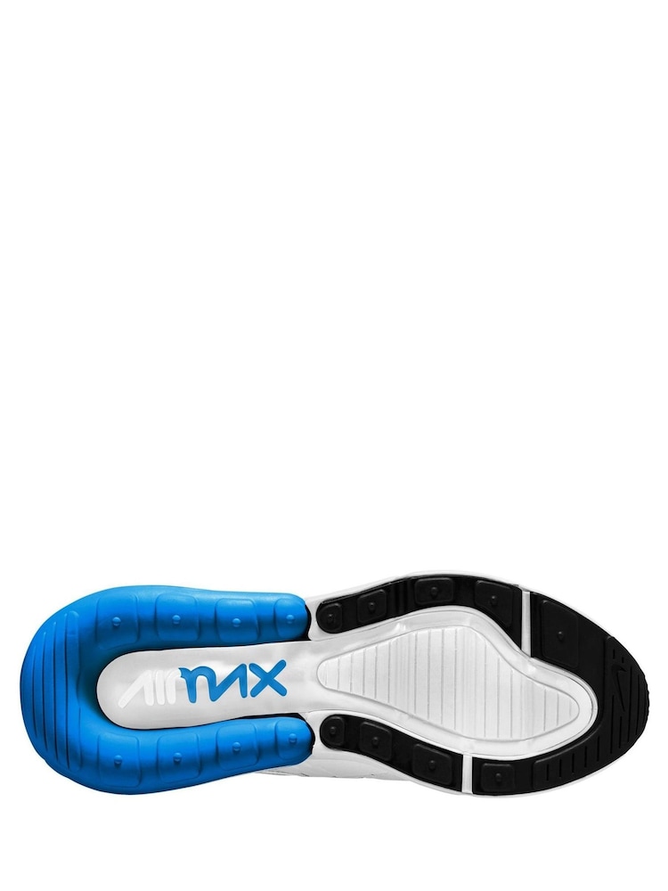 Tmavě modrá / šedá - Dětské tenisky Nike Air Max 270  - Image 6 of 8