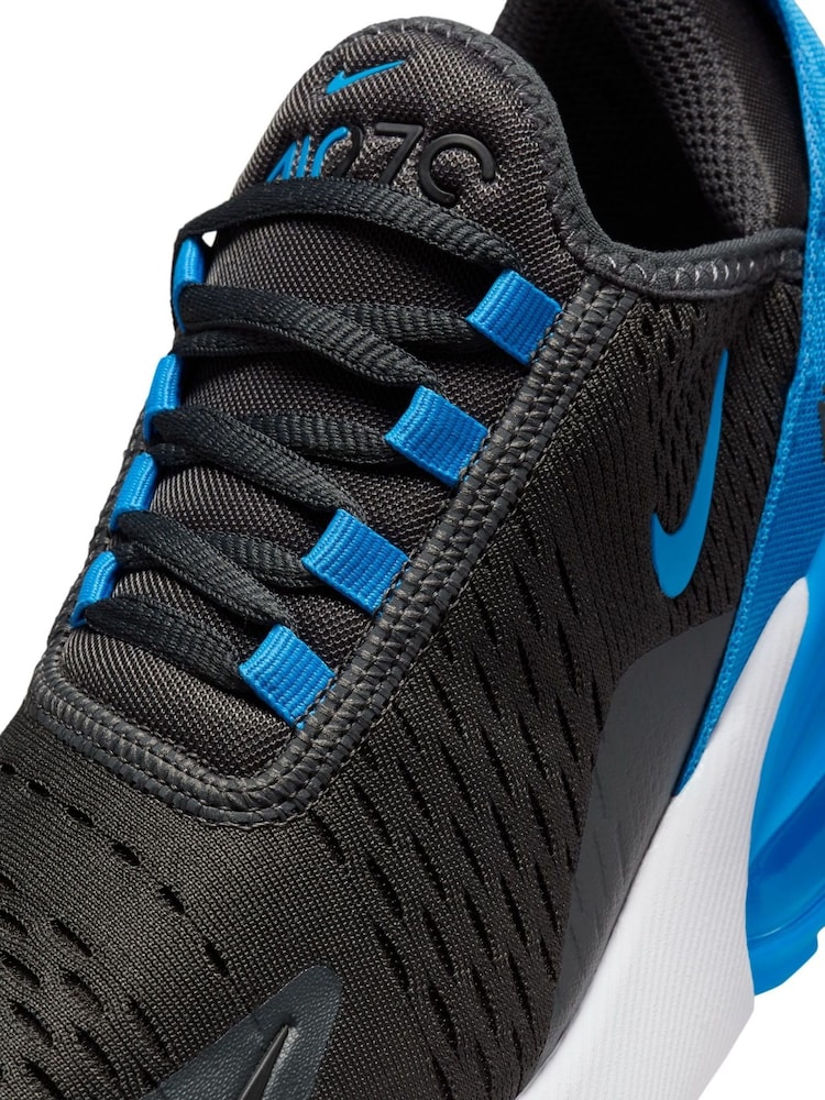 Tmavě modrá / šedá - Dětské tenisky Nike Air Max 270  - Image 7 of 8
