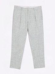 River Island Grey Texture Suit: Trousers - Image 5 of 6