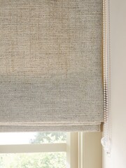Natural Ready Made Textured Fleck Roman Blind - Image 3 of 6