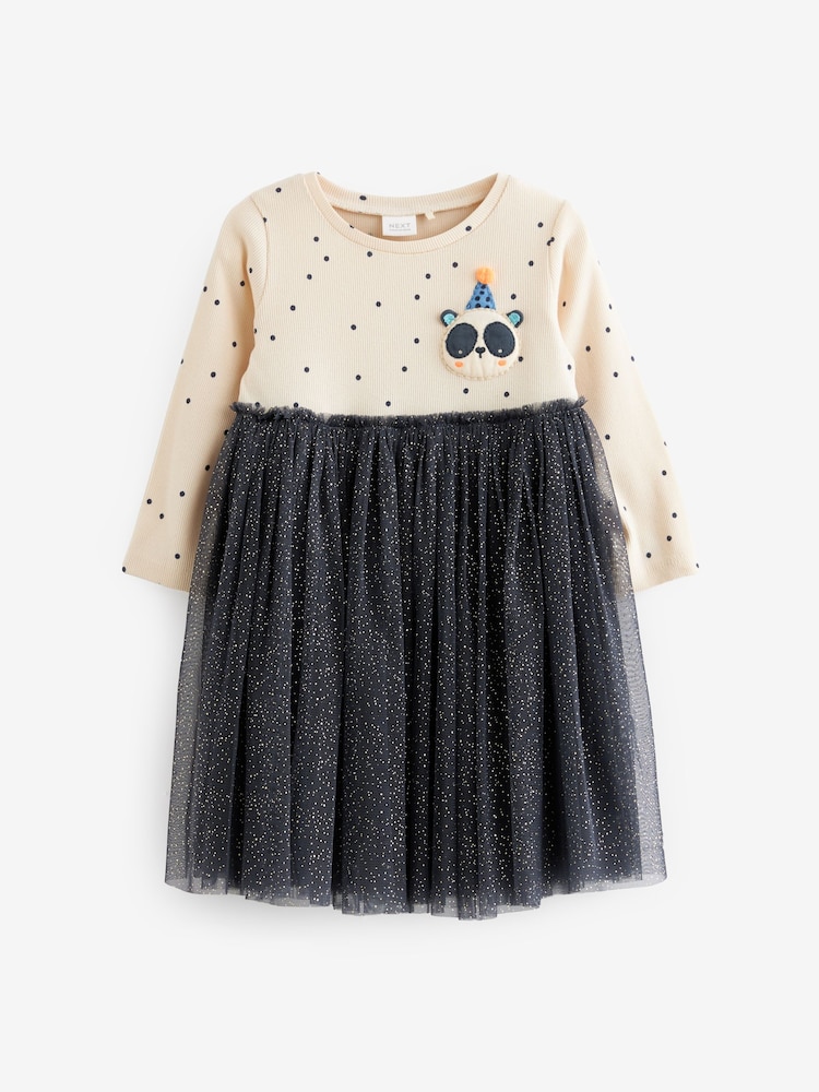 Monochrome Panda Character Tutu Dress (3mths-7yrs) - Image 5 of 6