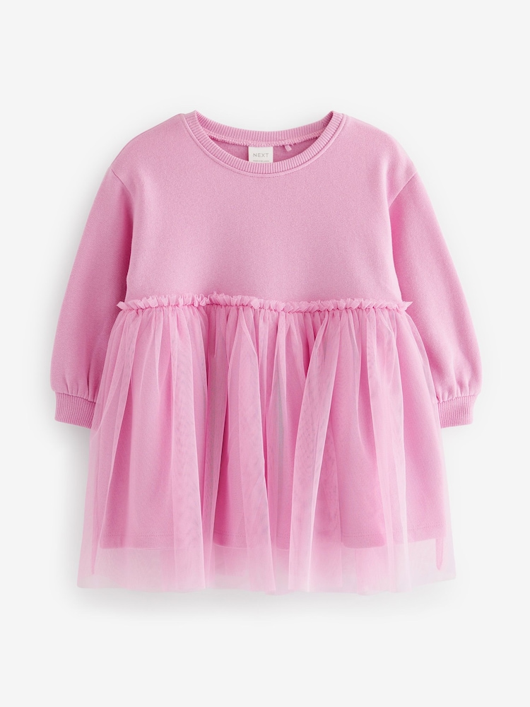Pink Sweat Party Dress (3mths-7yrs) - Image 5 of 7