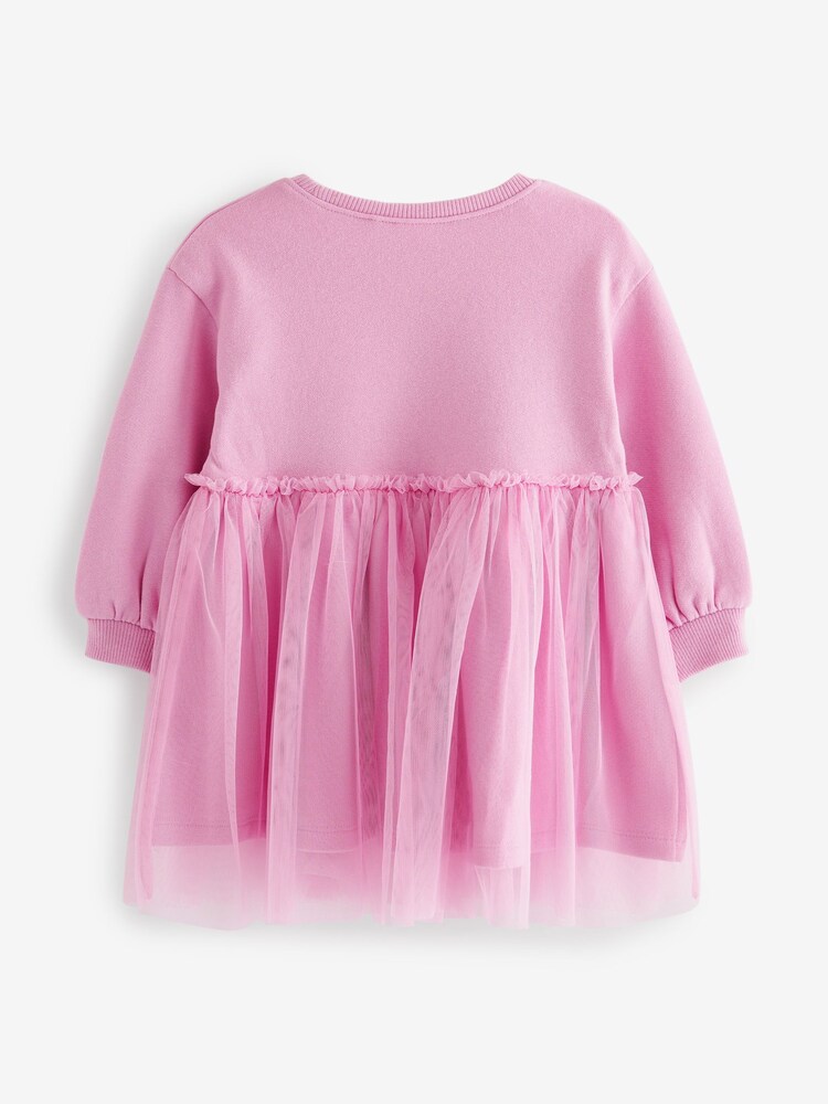 Pink Sweat Party Dress (3mths-7yrs) - Image 6 of 7