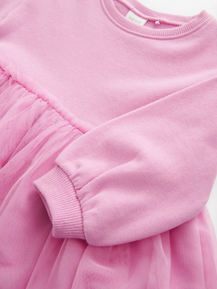 Pink Sweat Party Dress (3mths-7yrs) - Image 7 of 7