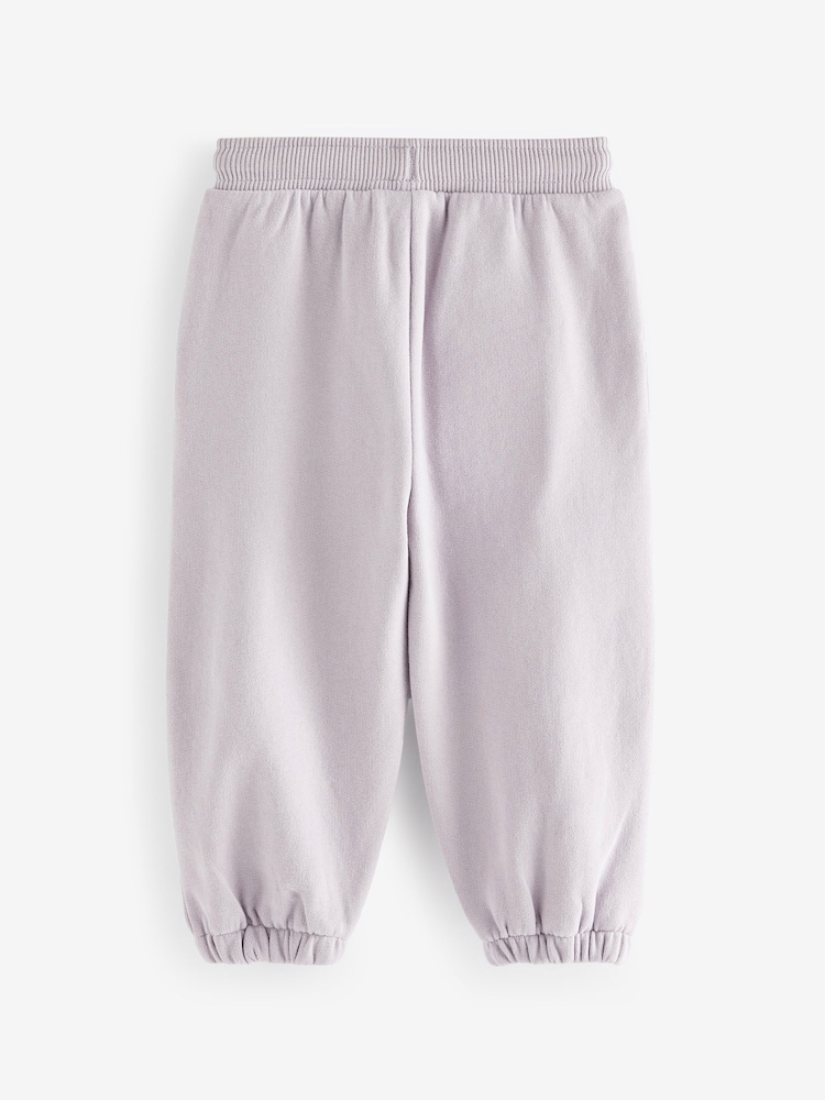 Lilac/Green/Pink 3 Pack Jogger Set (3mths-7yrs) - Image 2 of 2