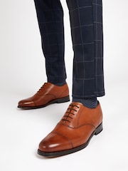 Jones Bootmaker Mens Barnet Goodyear Welted Leather Oxford Shoes - Image 1 of 6