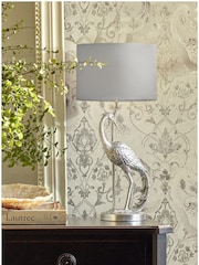 Laura Ashley Silver Tregaron Stalk Table Lamp - Image 1 of 5