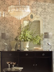 Laura Ashley Silver Tregaron Stalk Table Lamp - Image 3 of 5