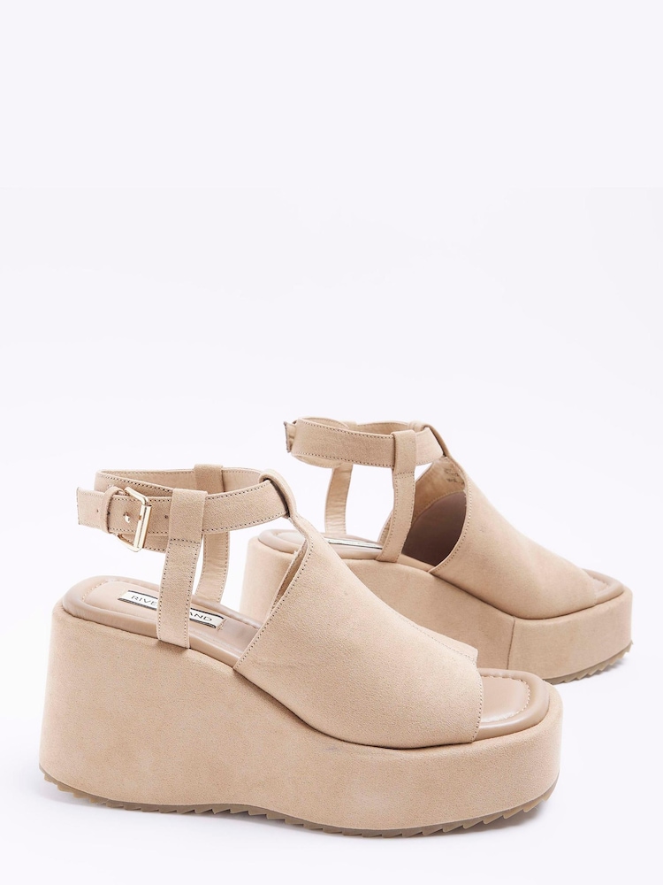 River Island Beige Wedges - Image 2 of 4 River Island Beige Wedges - Image 2 of 4