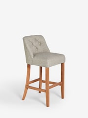 Chunky Weave Mid Natural Wolton Bar Stool - Image 3 of 7