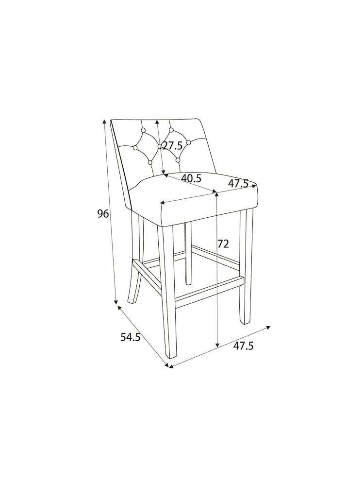Chunky Weave Mid Natural Wolton Bar Stool - Image 7 of 7