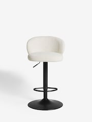 Casual Bouclé Oyster Otis Bar Stool - Image 2 of 8
