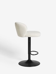 Casual Bouclé Oyster Otis Bar Stool - Image 5 of 8